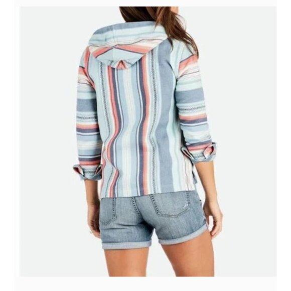 NWT Faherty Baja Sierra Paradise Hooded Pullover Top Tunic W's S $158 Organic - Picture 12 of 17